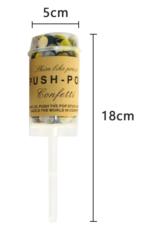 Lanza Confetti - Pup Up