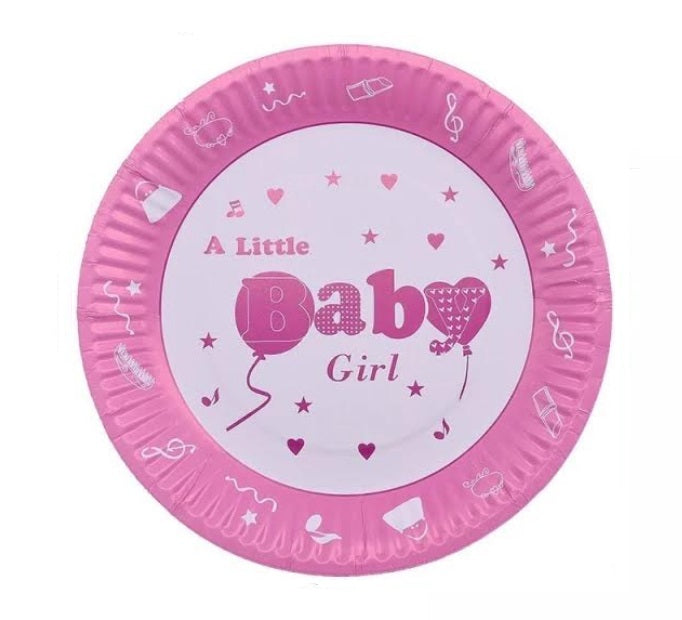 Platos Baby Girl - Baby Shower