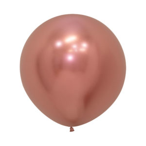 Globo Reflex Rosa Oro R-24 x3