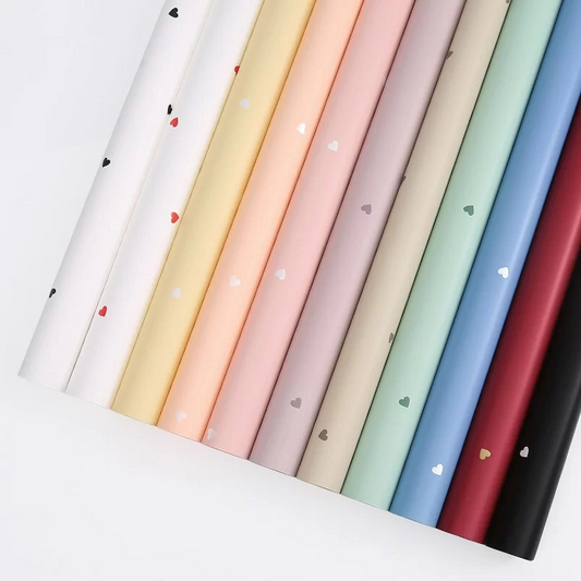 Papel Coreano Diseño Corazones