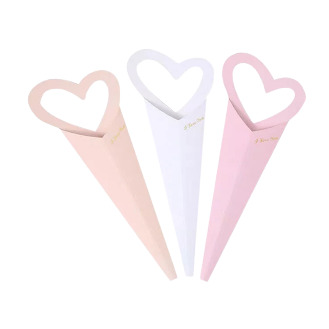 Cono Para Flores Corazón