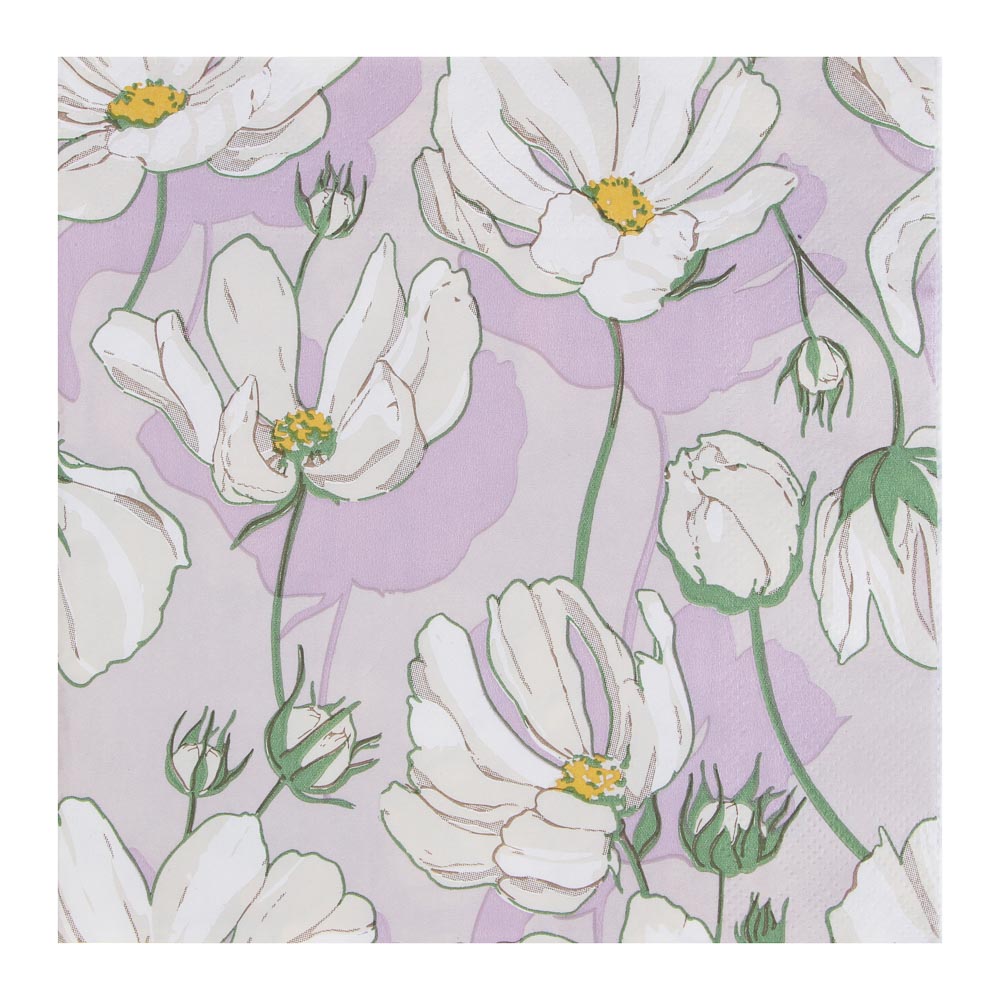Servilletas Flores Lila