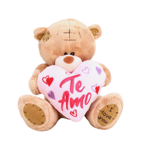 Peluche Oso Marrón Te Amo