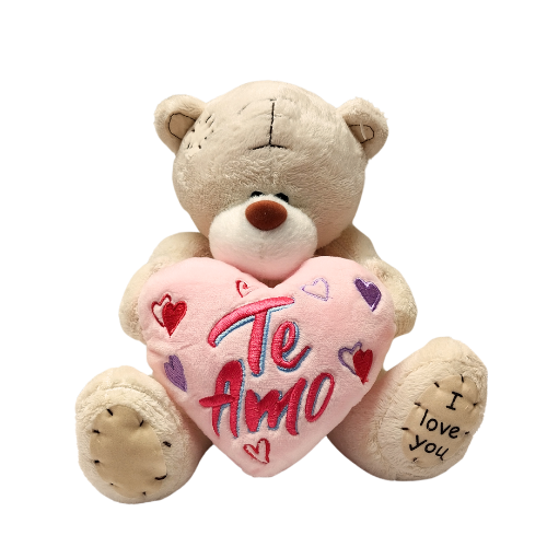 Peluche Oso Beige Te Amo