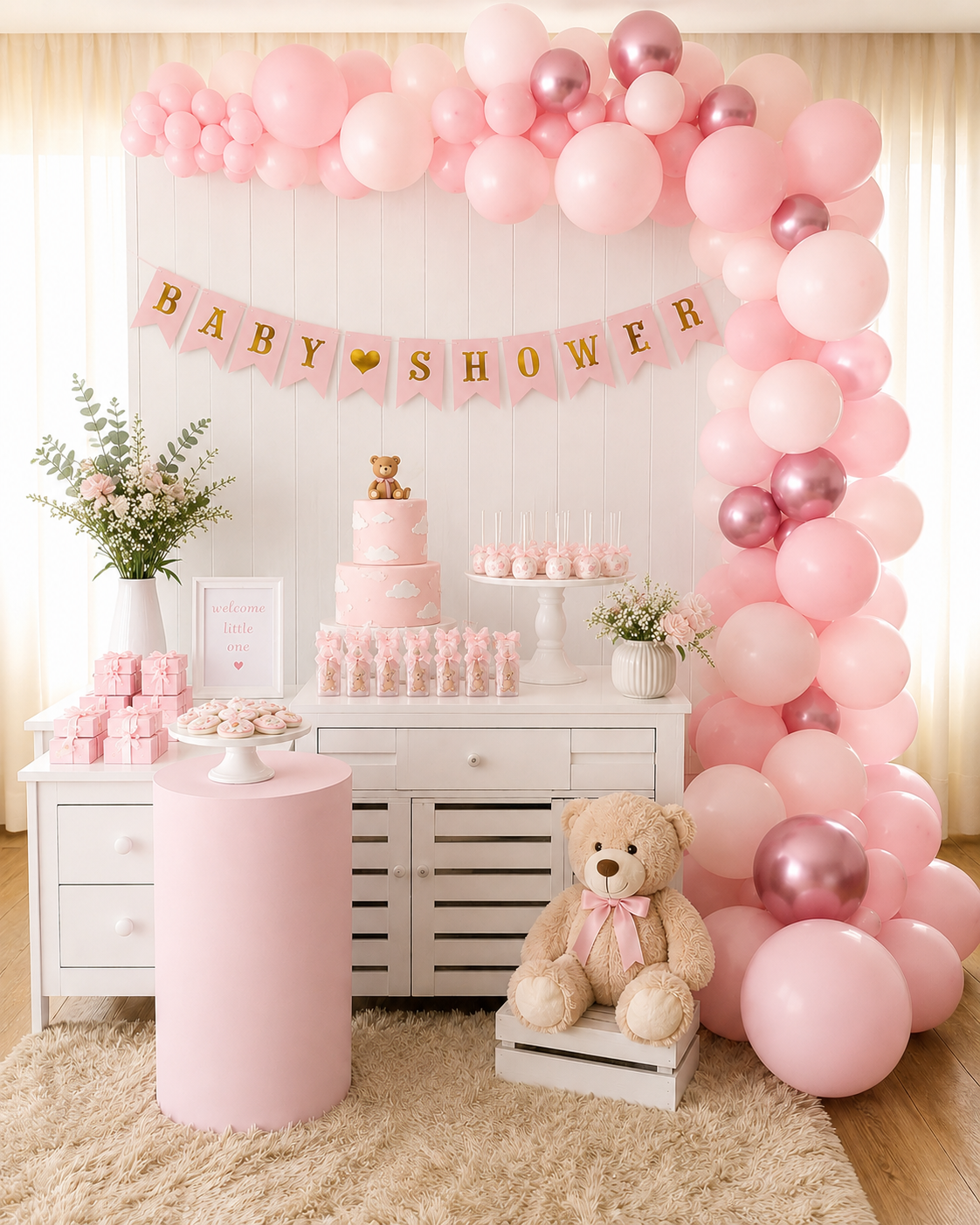 Banderín Baby Shower Niña