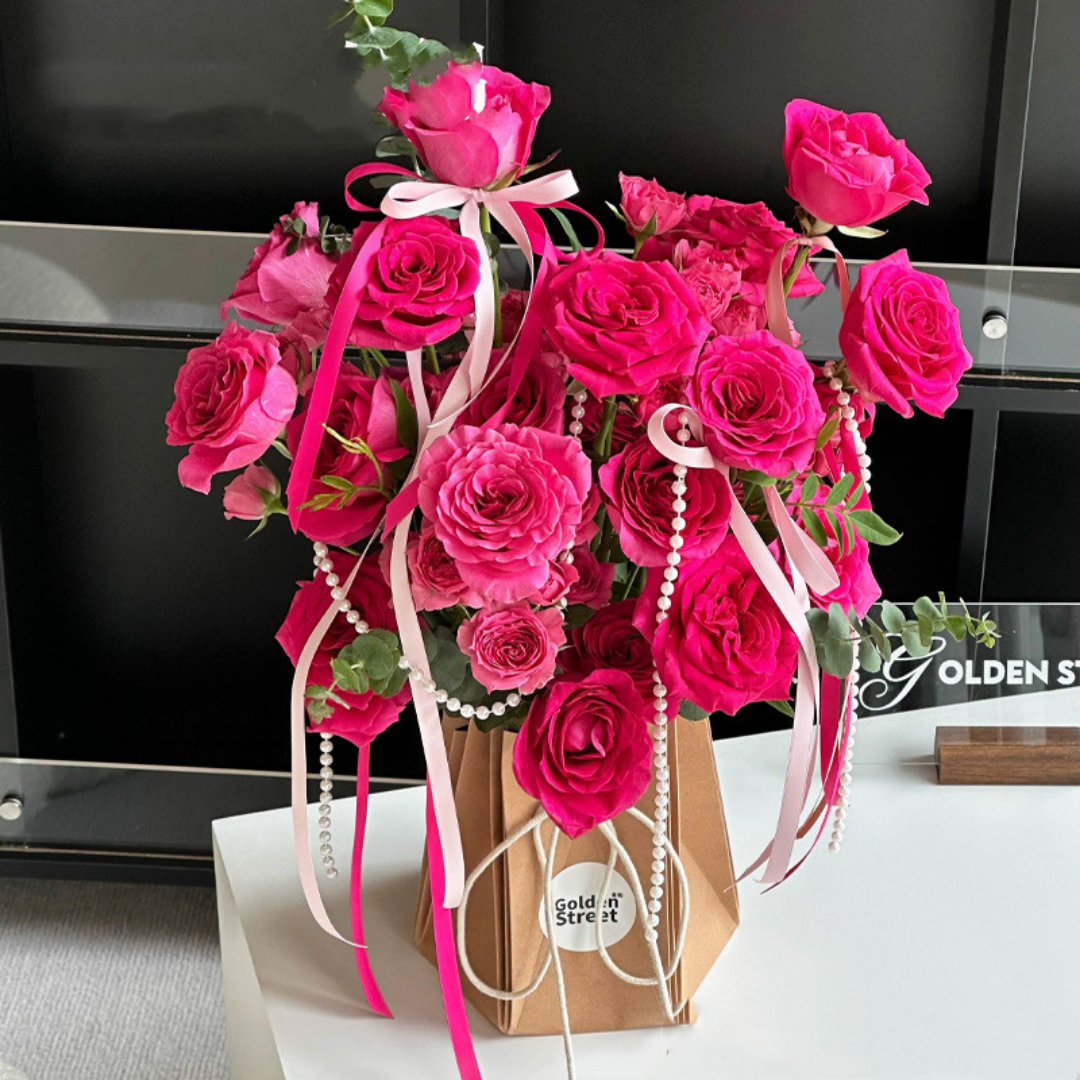 Cesta Origami Para Flores