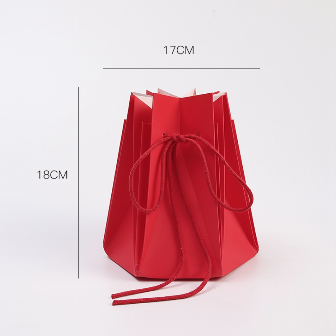 Cesta Origami Para Flores