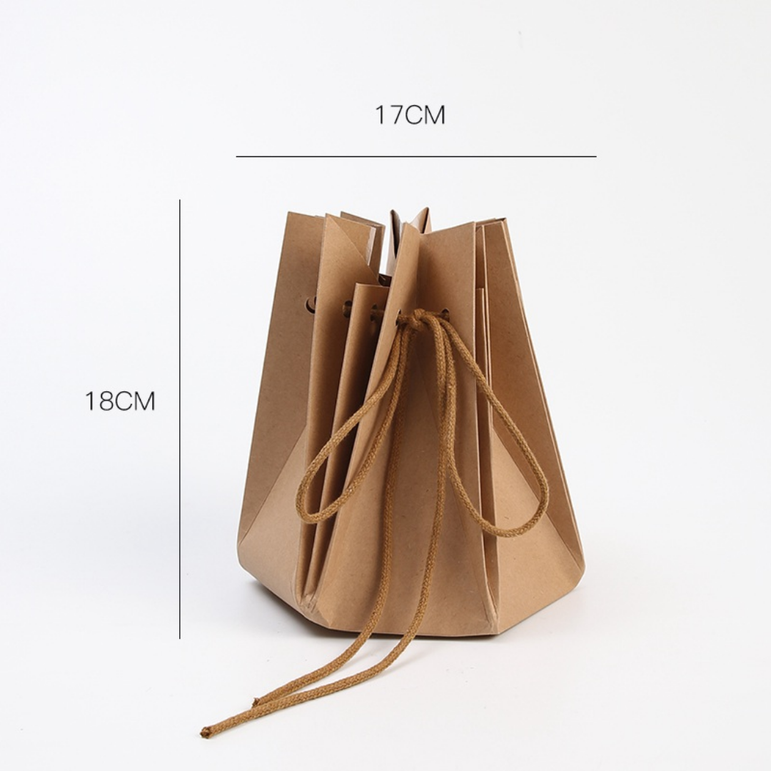 Cesta Origami Para Flores