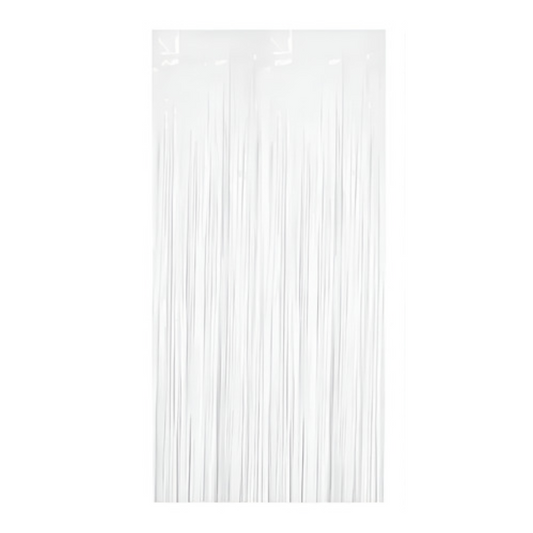 Cortina Flecos Blanca