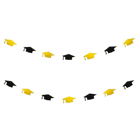 Banderín Birretes con Glitter