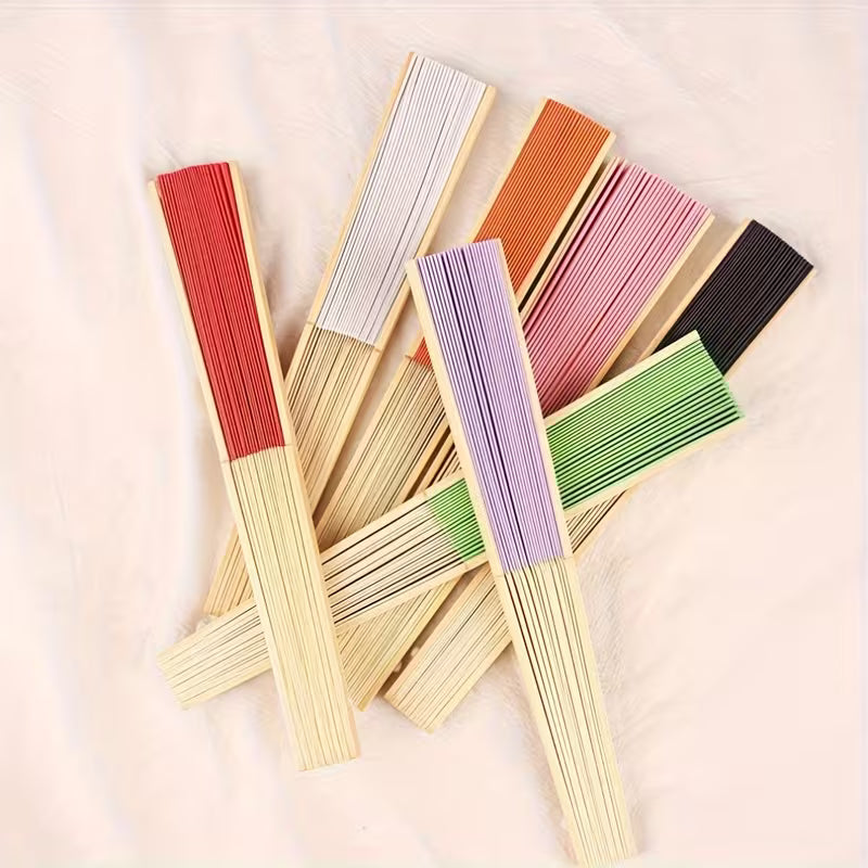 Abanico De Bamboo 12 Unidades