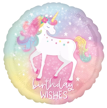 Globo Unicornio Glitter