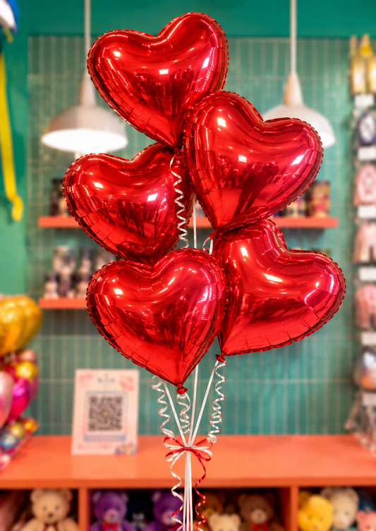 Globo Corazón Lisos