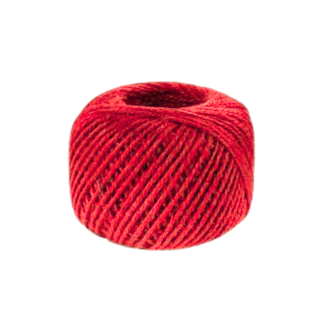 Hilo de Fibra Vegetal Rojo