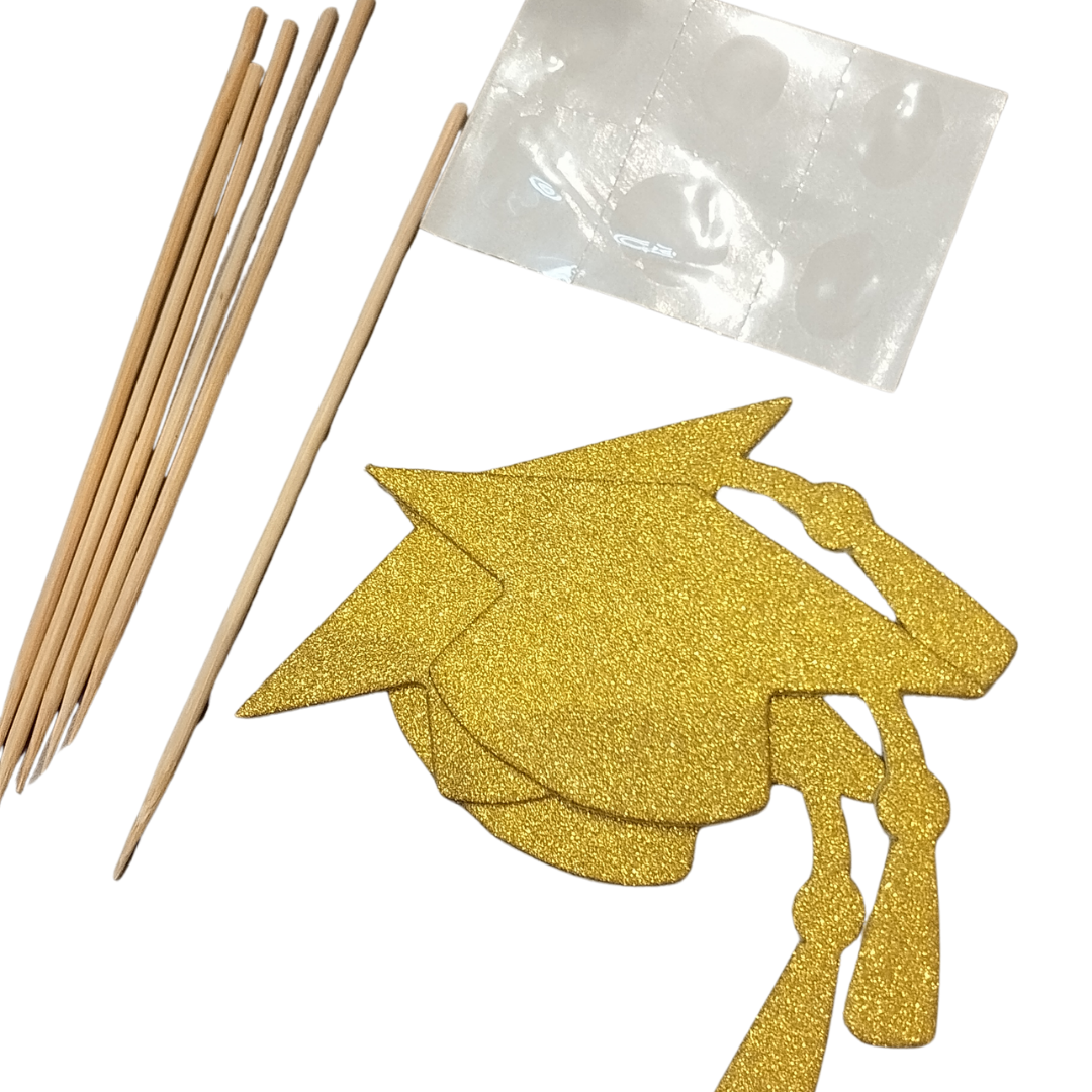 Topper Birrete Dorado