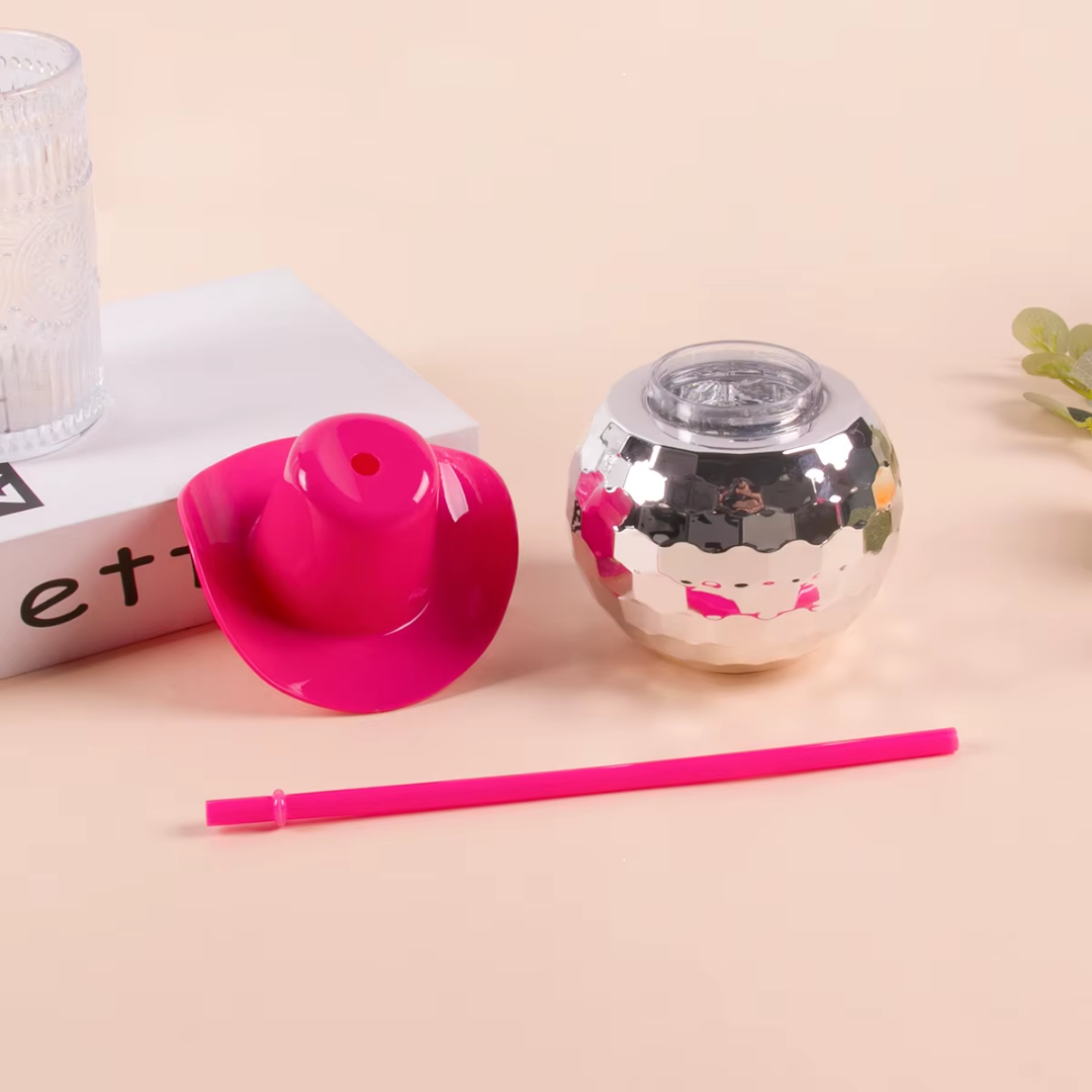 Vaso Sombrerito con Bola De Disco