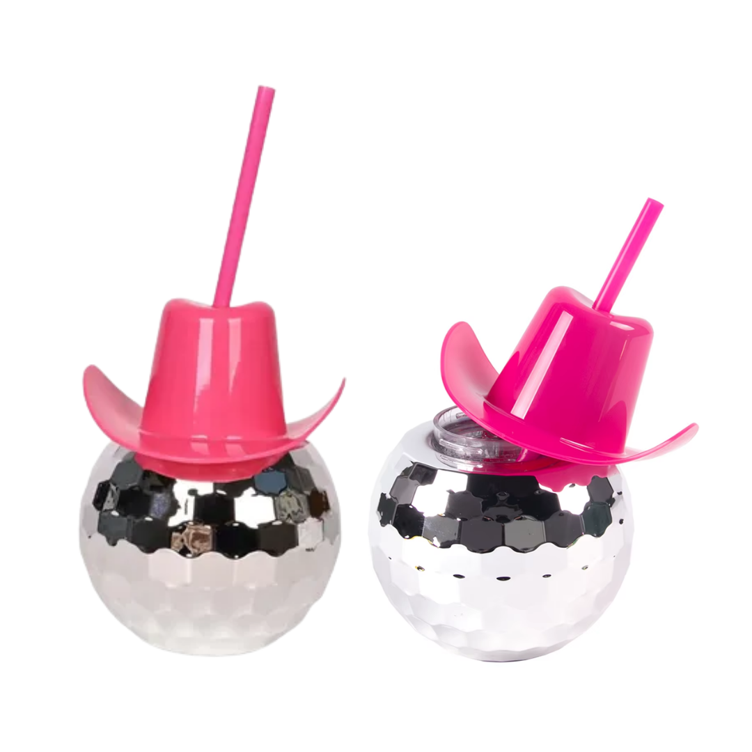 Vaso Sombrerito con Bola De Disco