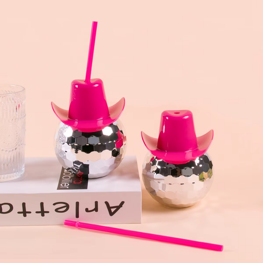 Vaso Sombrerito con Bola De Disco