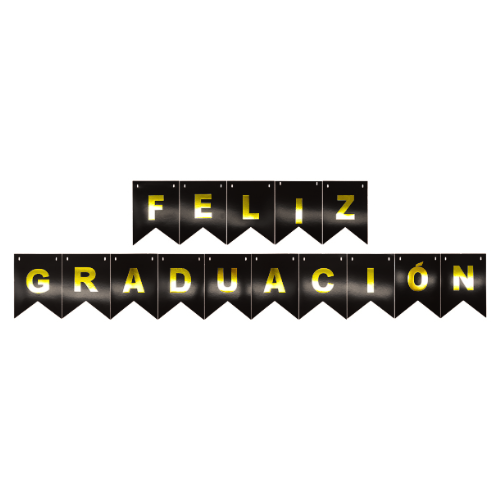 Banderín Feliz Graduación