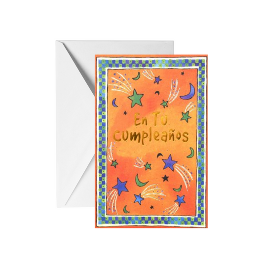 Tarjeta Cumpleaños Estrellas