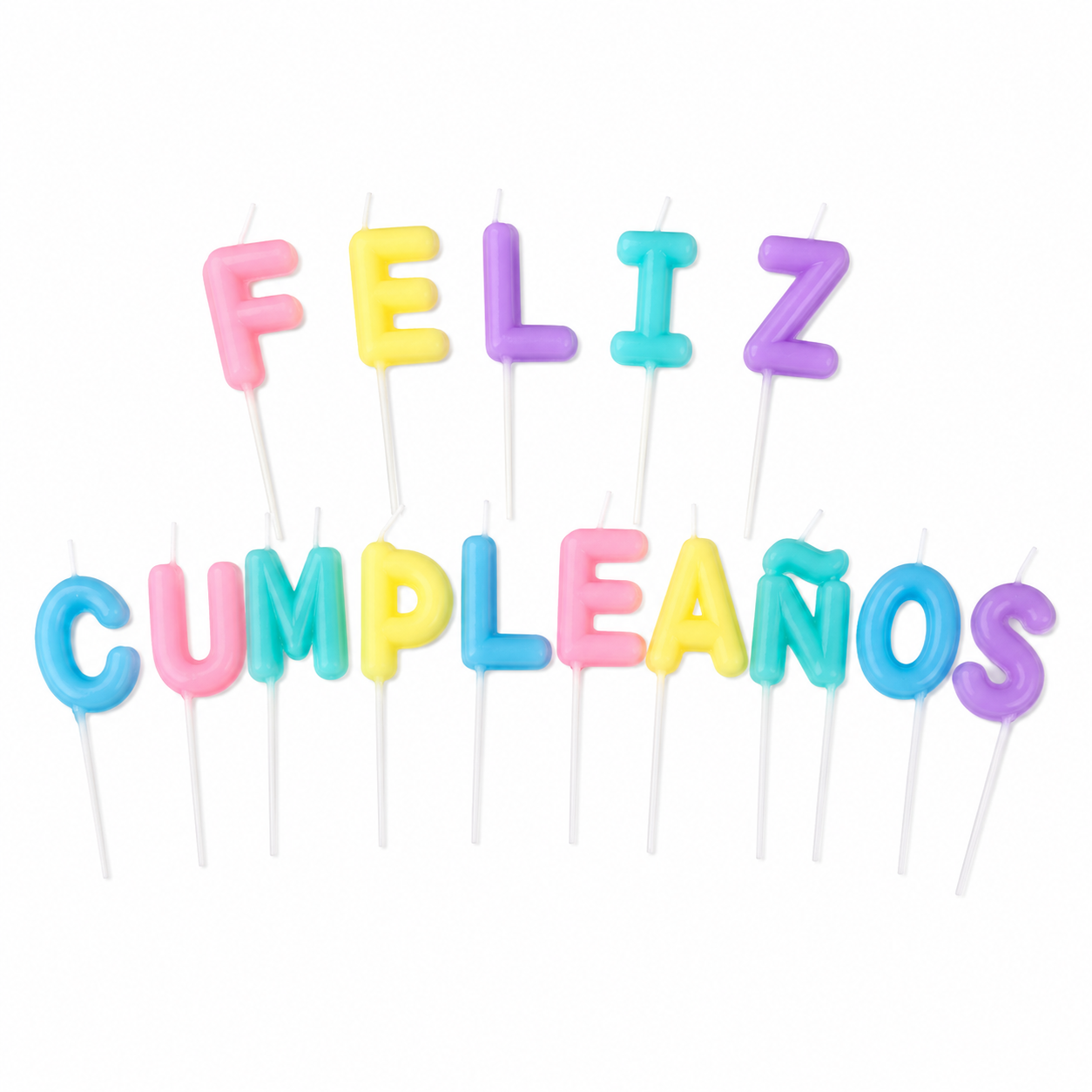 Velas Feliz Cumpleaños Pastel