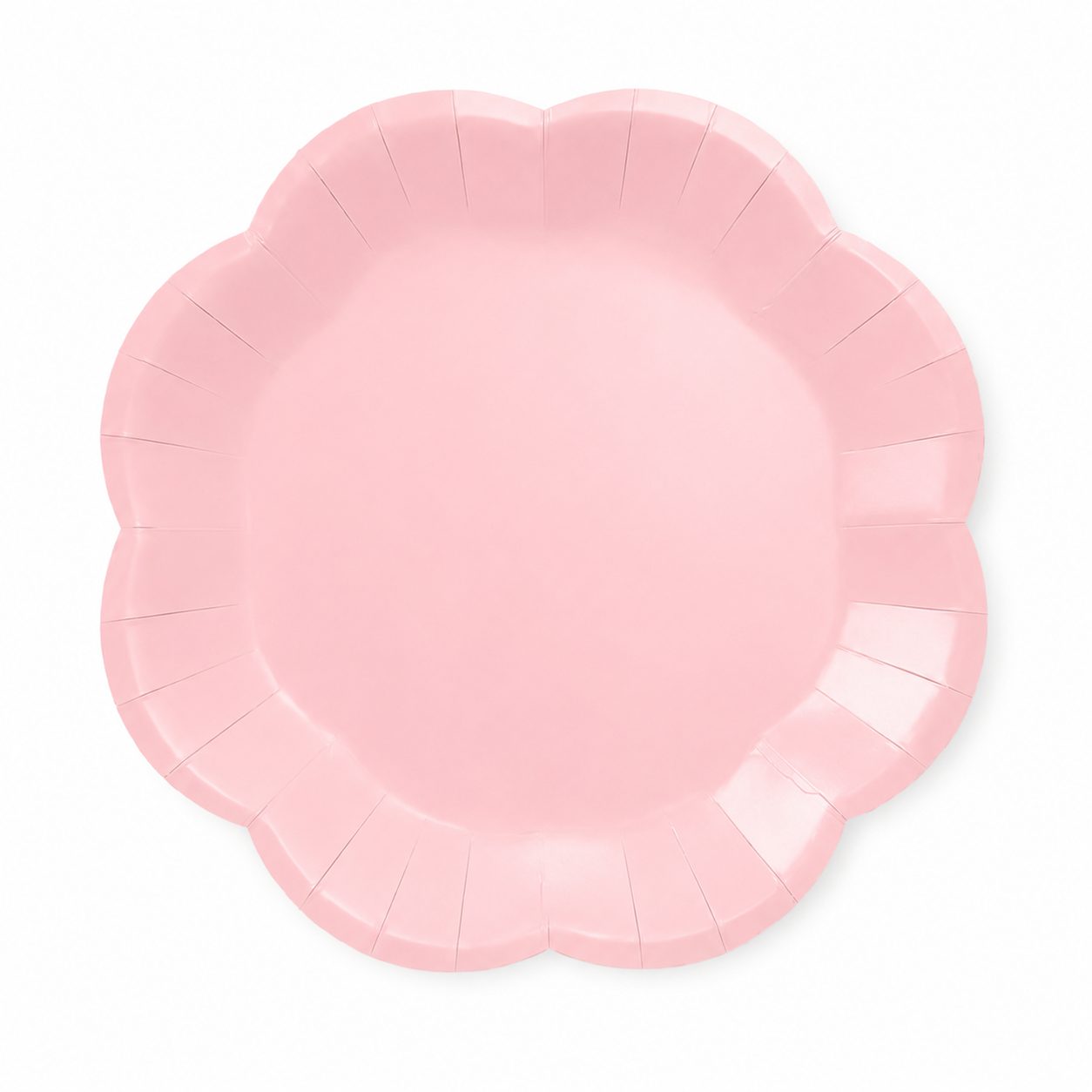 Plato Ondulado Rosa