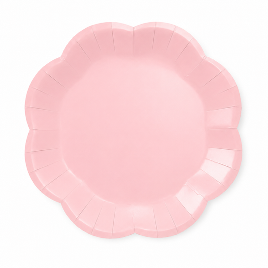 Plato Ondulado Rosa