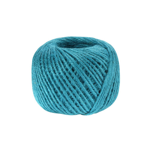 Hilo de Fibra Vegetal Turquesa