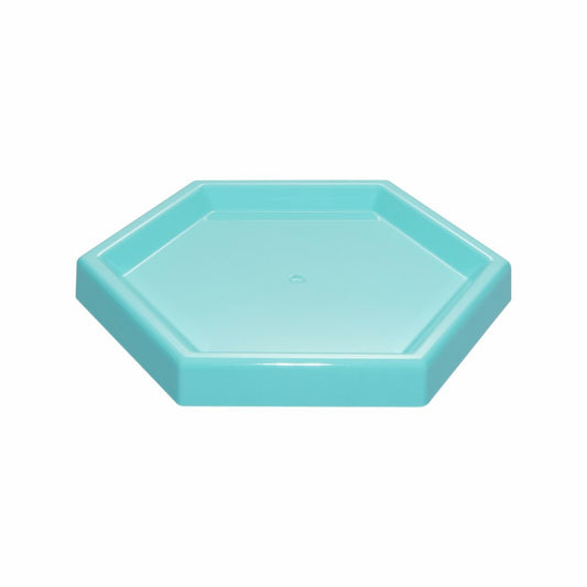 Bandeja Hexagonal Verde Agua