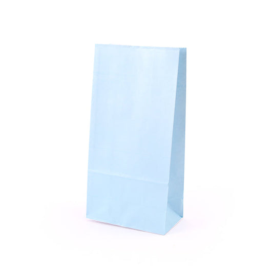 Bolsa de papel Celeste