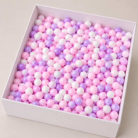 Mini esferas de telgopor Rosa