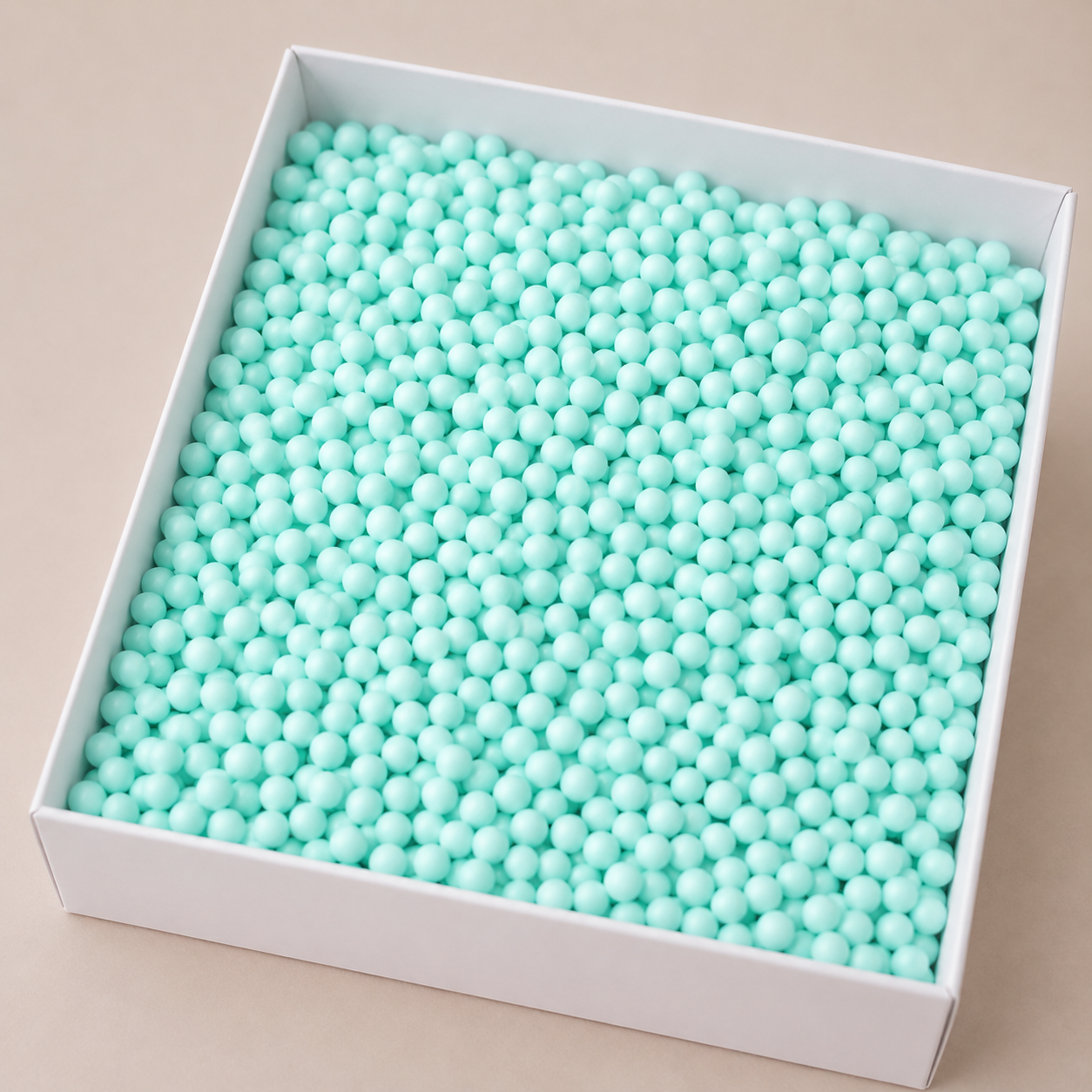 Mini esferas de telgopor Verde agua