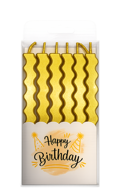 Velas Doradas x6