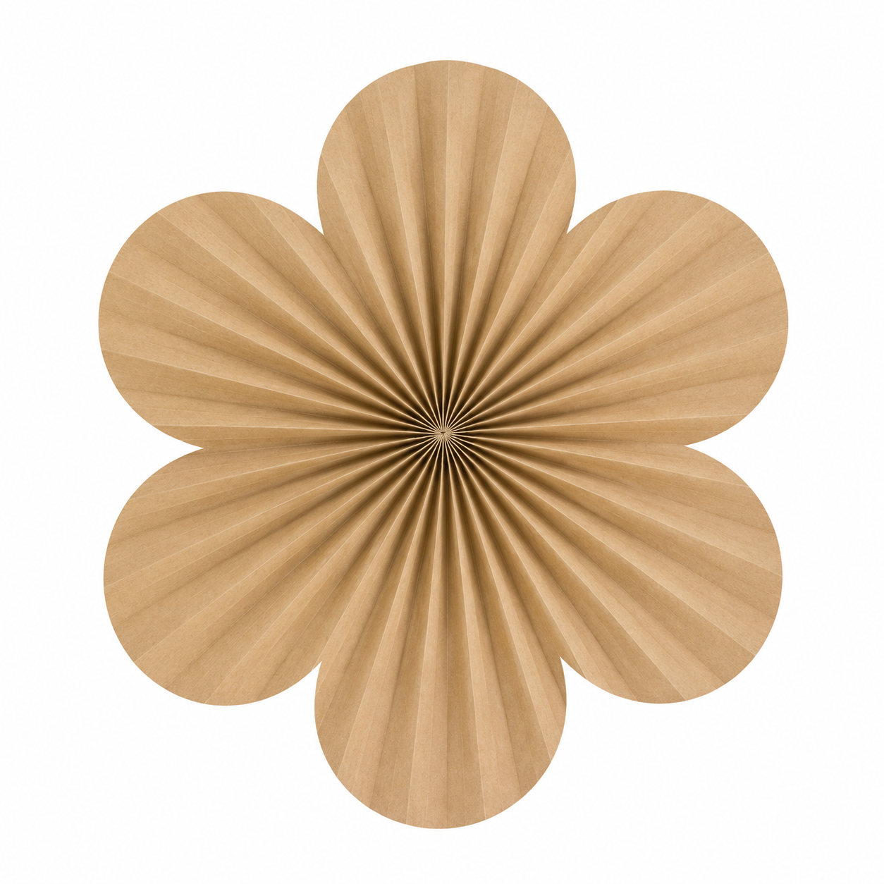 Abanico Flor Craft x3