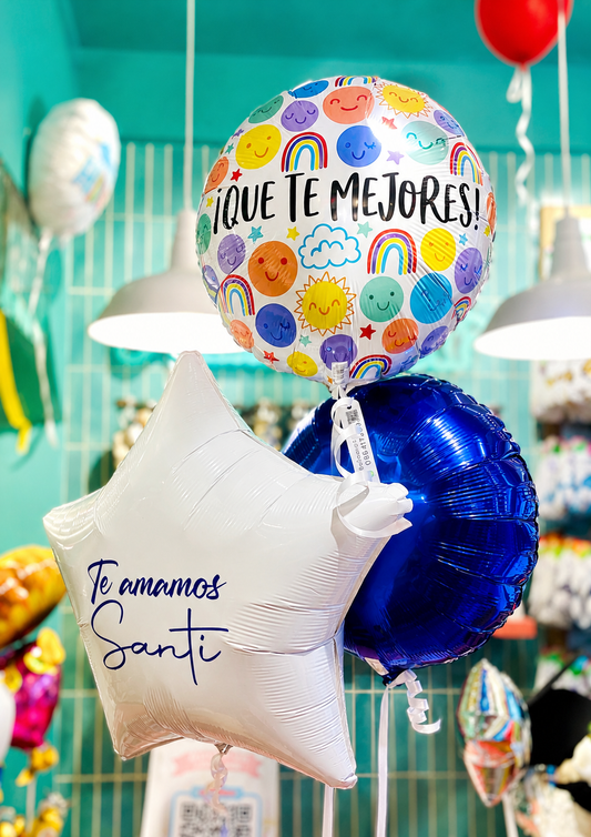 Globo Bouquet Que te Mejores + Personalizado