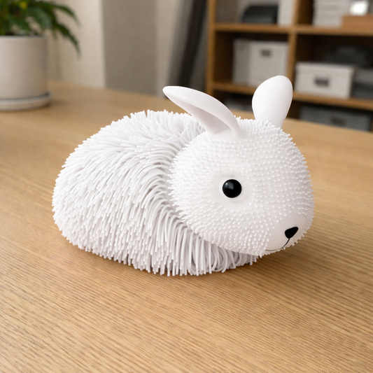 Fluffy Conejo Blanco