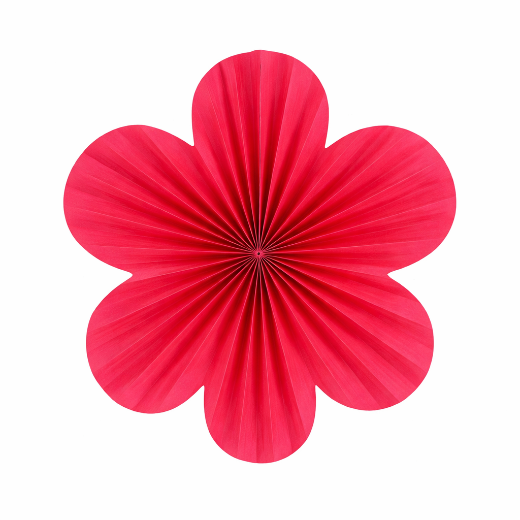 Abanico Flor x3