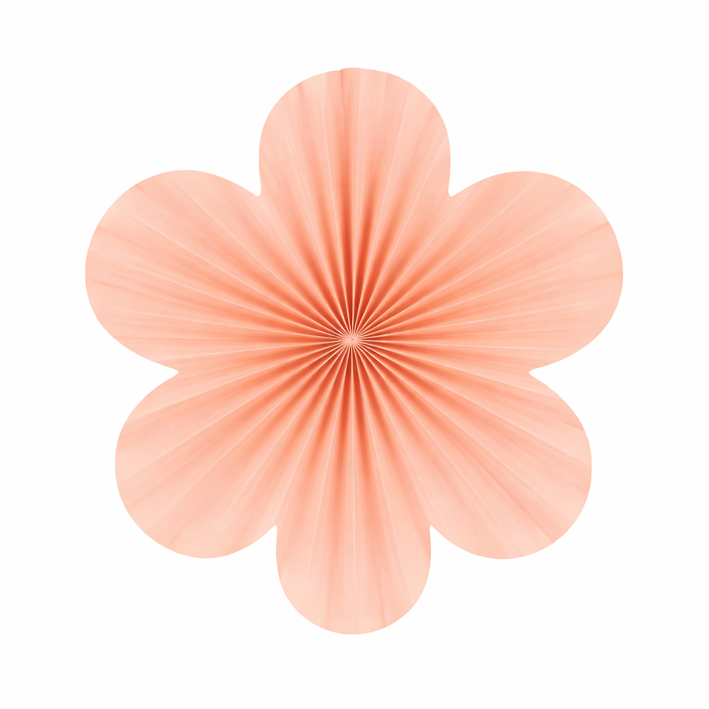 Abanico Flor x3