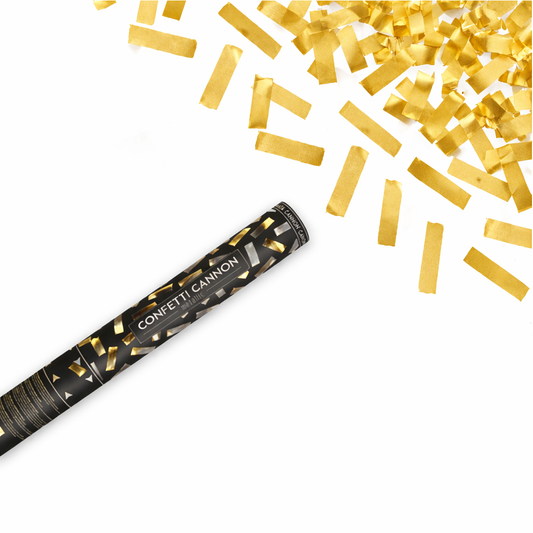 Lanzador Confetti Papel Dorado