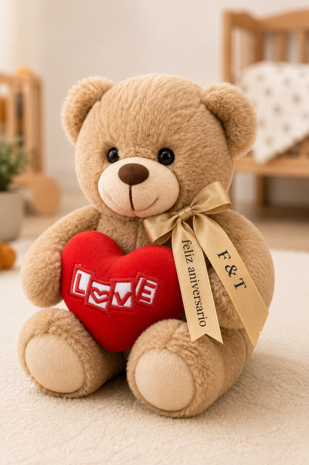 Peluche Osito Love Personalizado