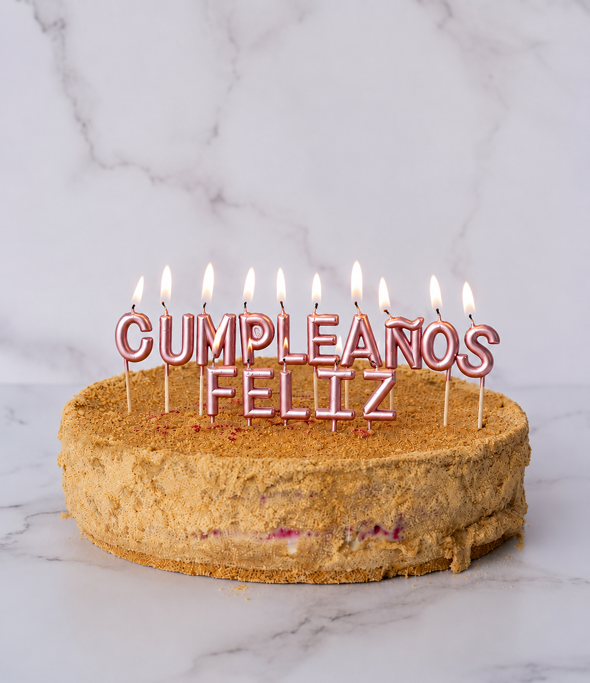 Velas Feliz Cumpleaños Rosa