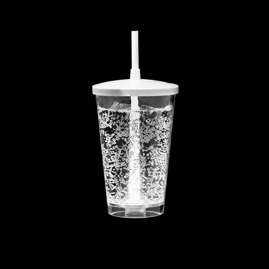 Vaso Twister Luz LED Transparente