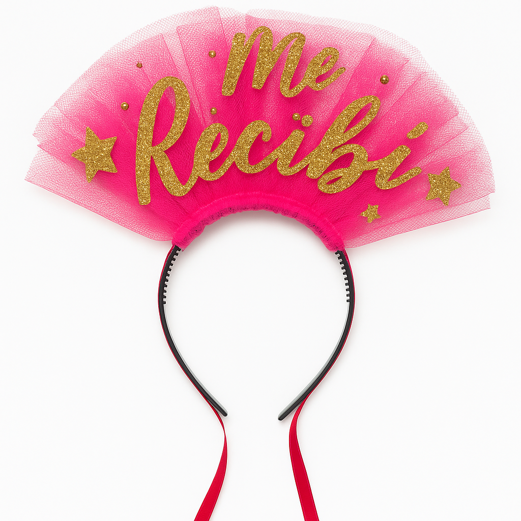 Vincha Me Recibí Fucsia