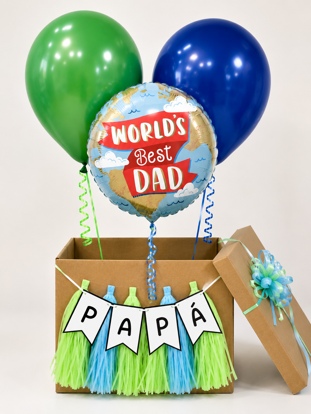 Box Papá con Globos