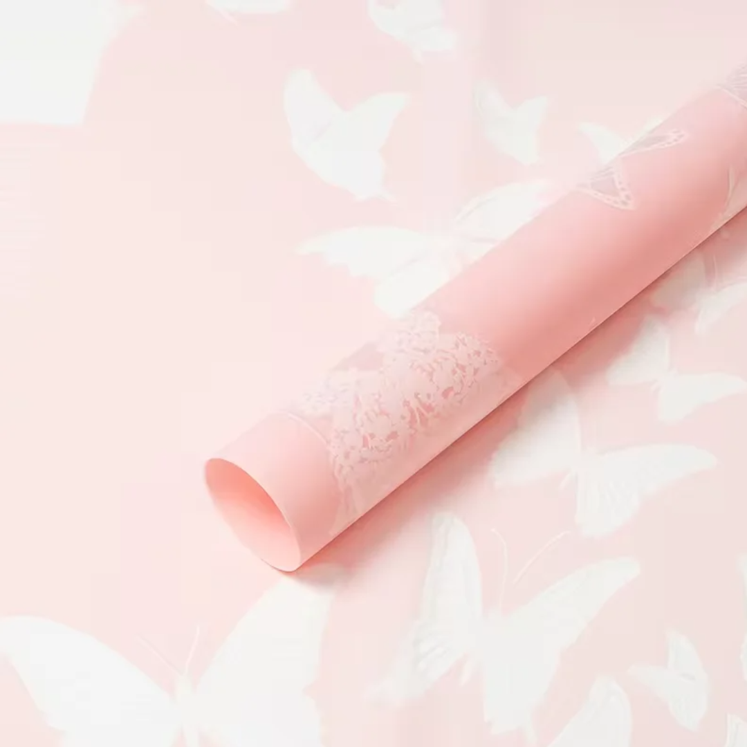 Papel Coreano Con Mariposas