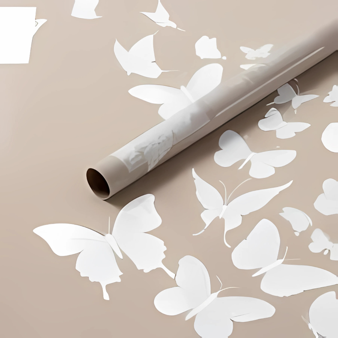 Papel Coreano Con Mariposas