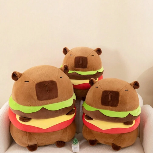 Peluche Capibara Carpincho Hamburguesa