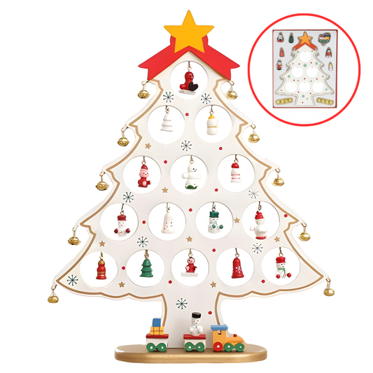 Árbol de Navidad Madera 3D