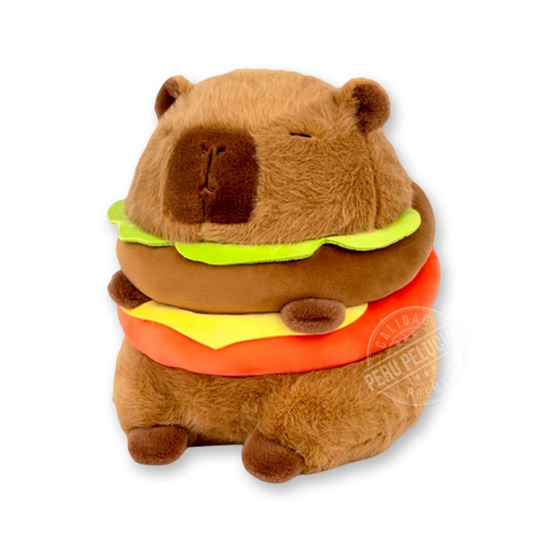 Peluche Capibara Carpincho Hamburguesa