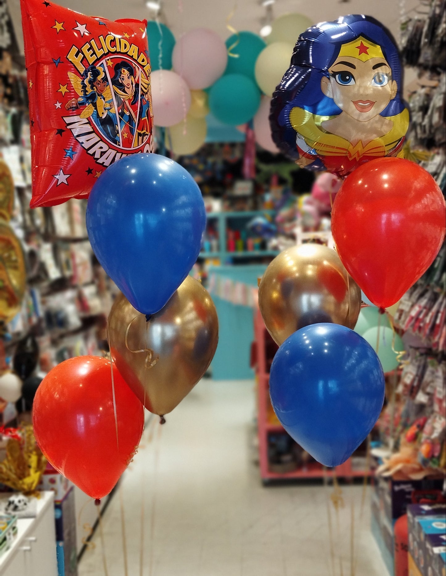 Globo Bouquets Mujer Maravilla